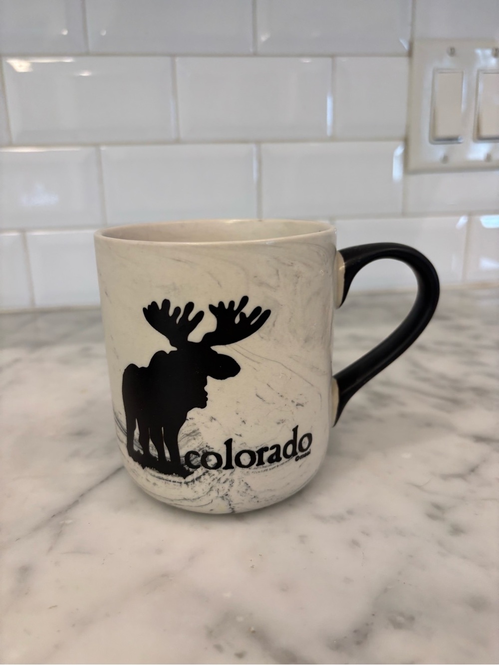 Colorado Moose Coffee Mug Rustic Cabin Lodge Wildlife Ceramic Cup